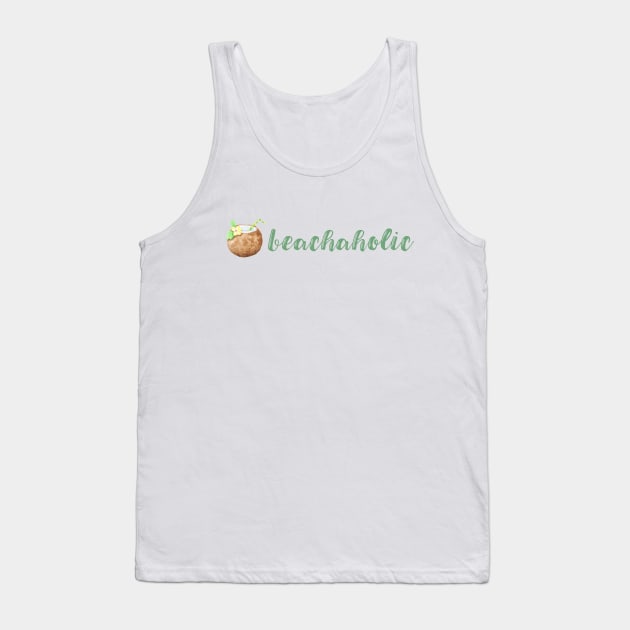 Beachaholic Tank Top by oliverdavids